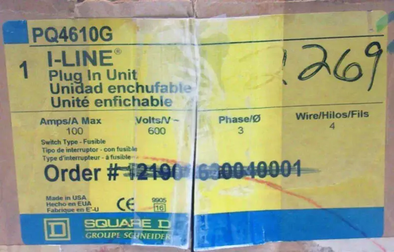 SQUARE D PQ4610G