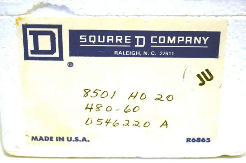 SQUARE D 8501-HO-20