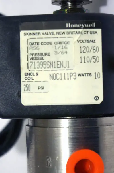 HONEYWELL SKINNER 71395SN1ENJ1
