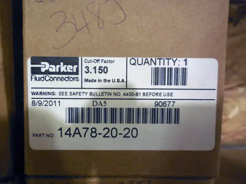 PARKER 14A78-20-20