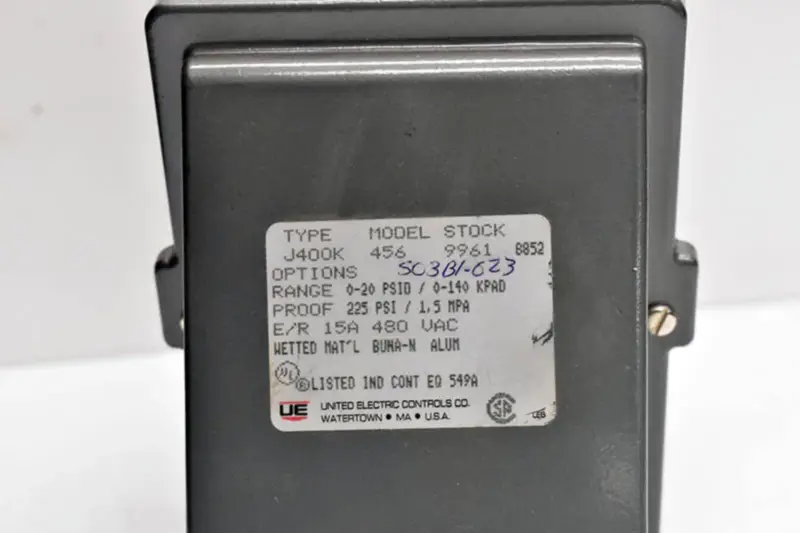 United Electric Controls J400K-456
