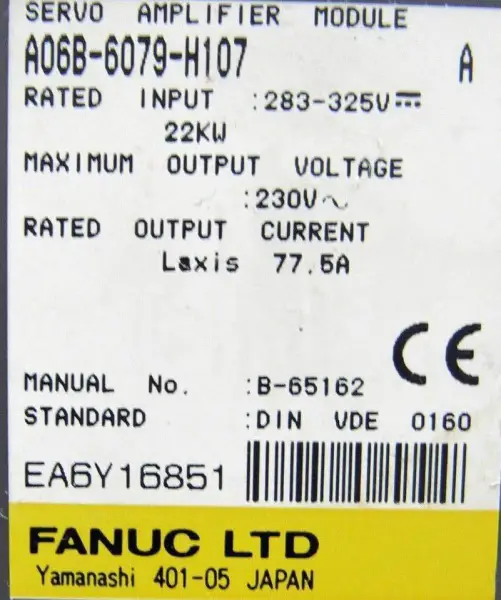 FANUC A06B-6079-H107