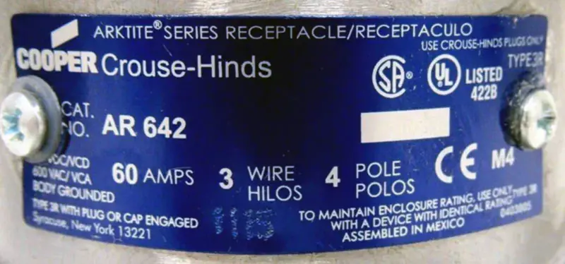 CROUSE HINDS AR642