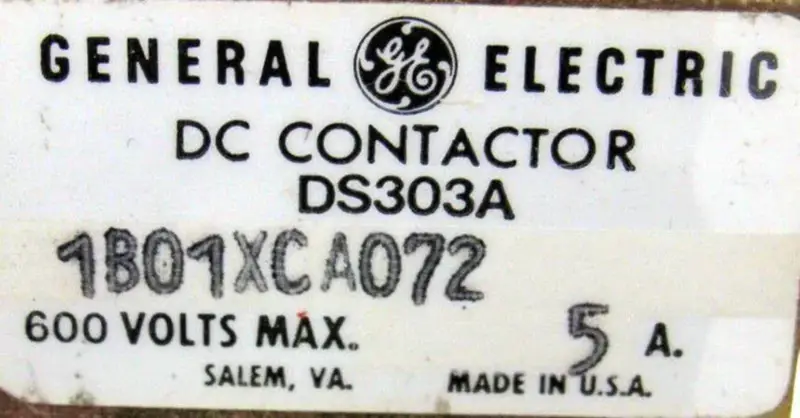 GENERAL ELECTRIC DS303A