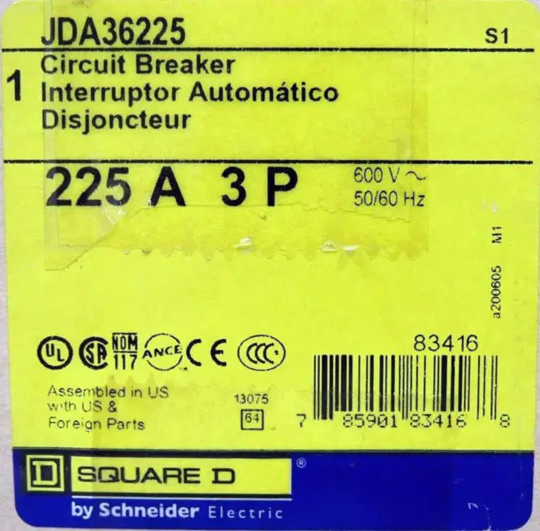 SQUARE D JDA36225