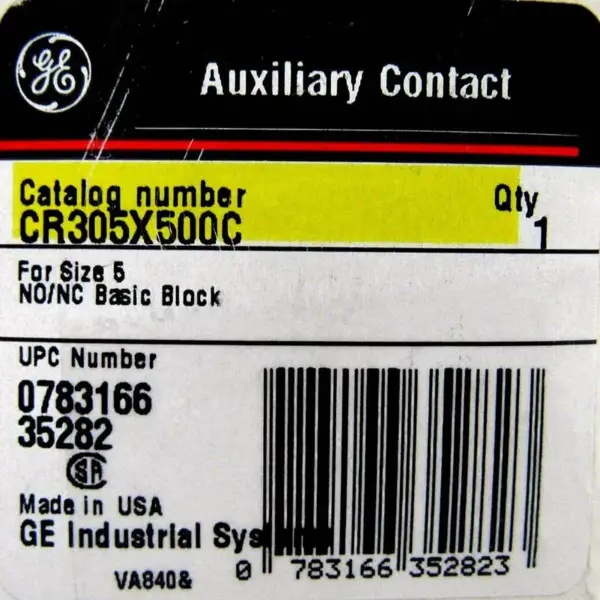 GENERAL ELECTRIC CR305X500C