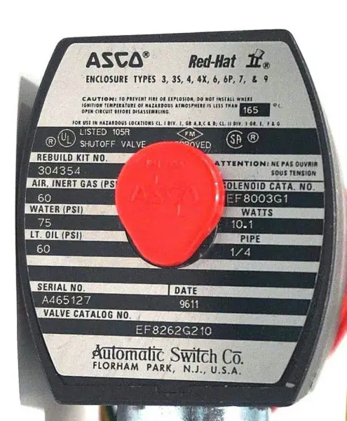ASCO EF8262G210