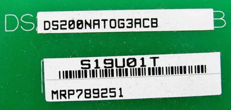 GENERAL ELECTRIC DS200NATOG3ACB
