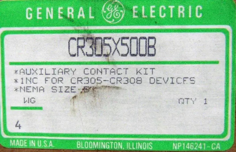 GENERAL ELECTRIC CR305X500B