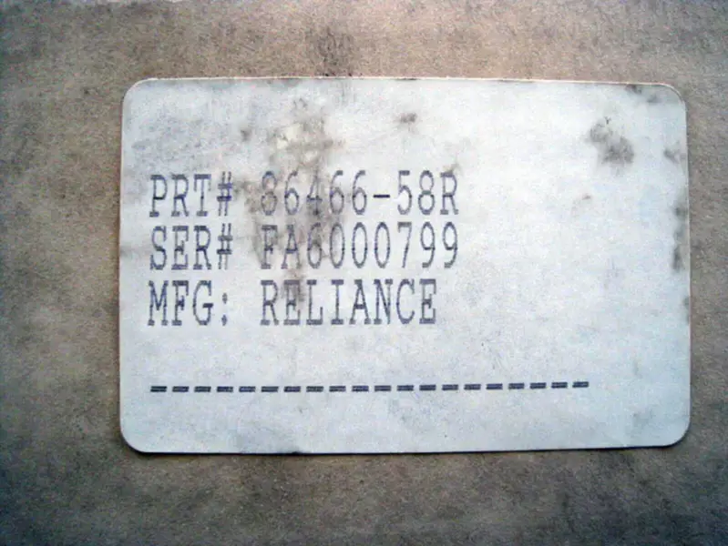 Reliance Electric 86466-58R