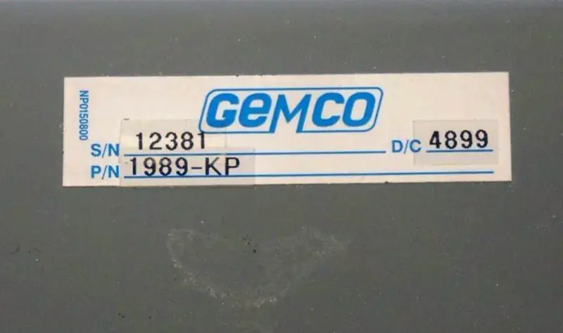 Gemco 1989-KP