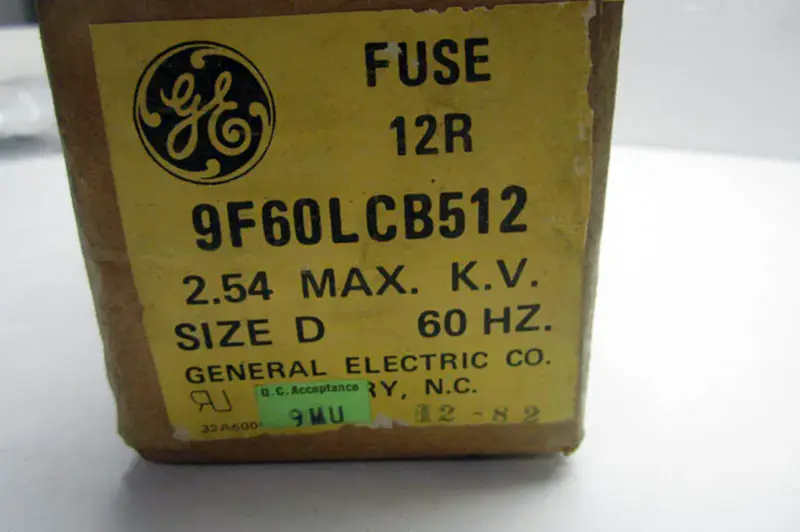 GENERAL ELECTRIC 9F60LCB512