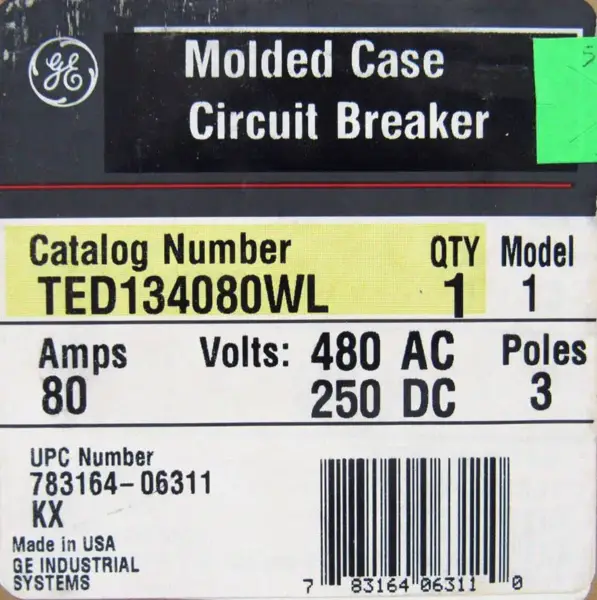 GENERAL ELECTRIC TED134080WL