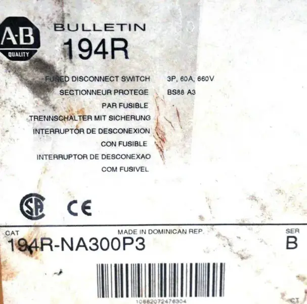 Allen-Bradley 194R-NA300P3