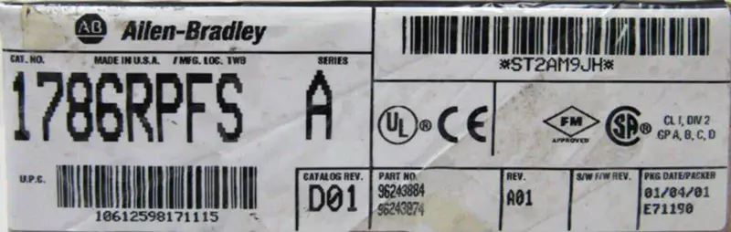 Allen-Bradley 1786-RPFS