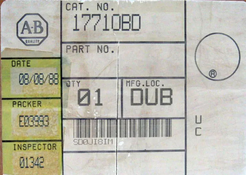 Allen-Bradley 1771-0BD