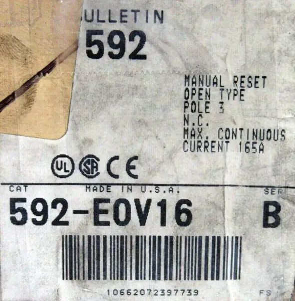 Allen-Bradley 592-E0V16