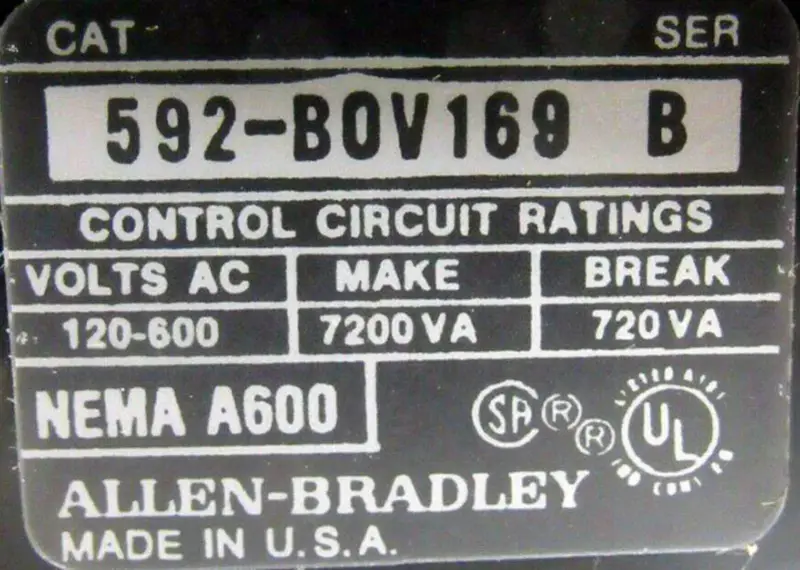 Allen-Bradley 592-BOV169