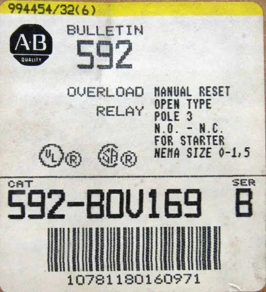 Allen-Bradley 592-BOV169