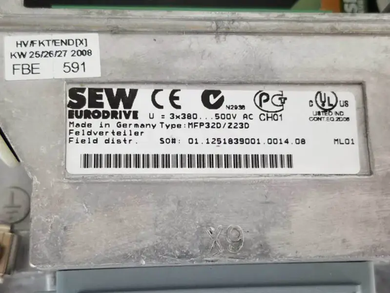 ŠÍT EURODRIVE MFP32D/Z23D