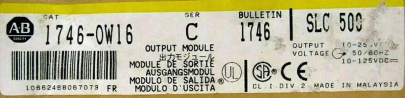 Allen-Bradley 1746-0W16