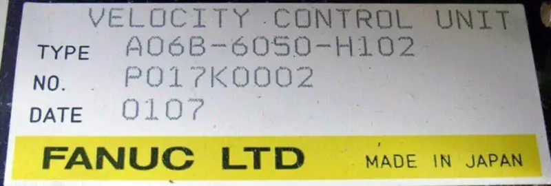 FANUC A06B-6050-H102