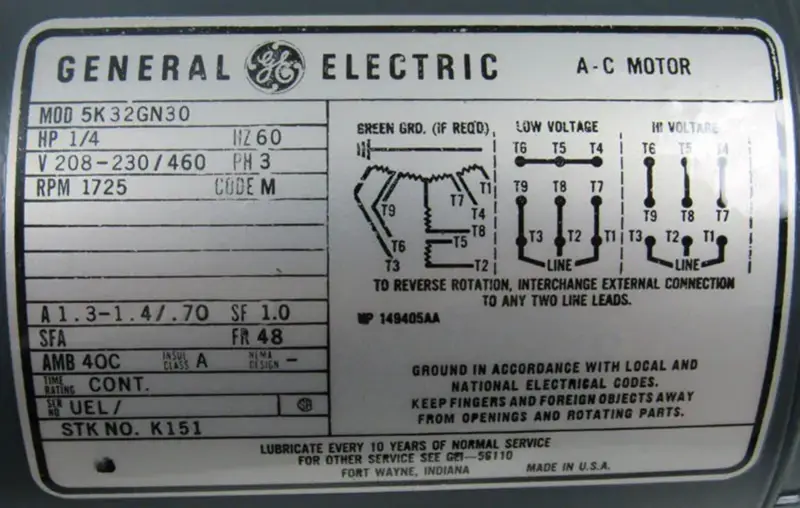 GENERAL ELECTRIC 5K32GN30