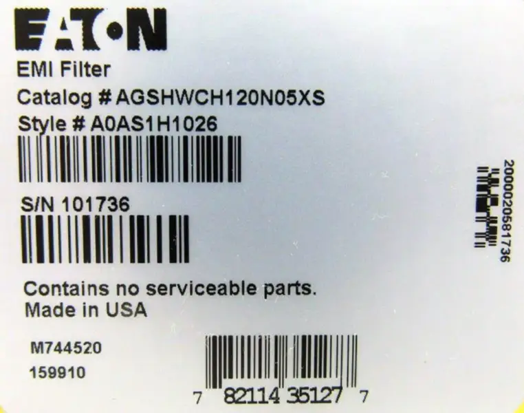 EATON AGSHWCH120N05XS