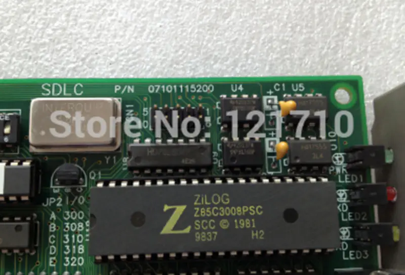 Řídicí karta PCI second hand Rozhraní ISA SDLC ZILOG 07101115200 průmyslová základní deska
