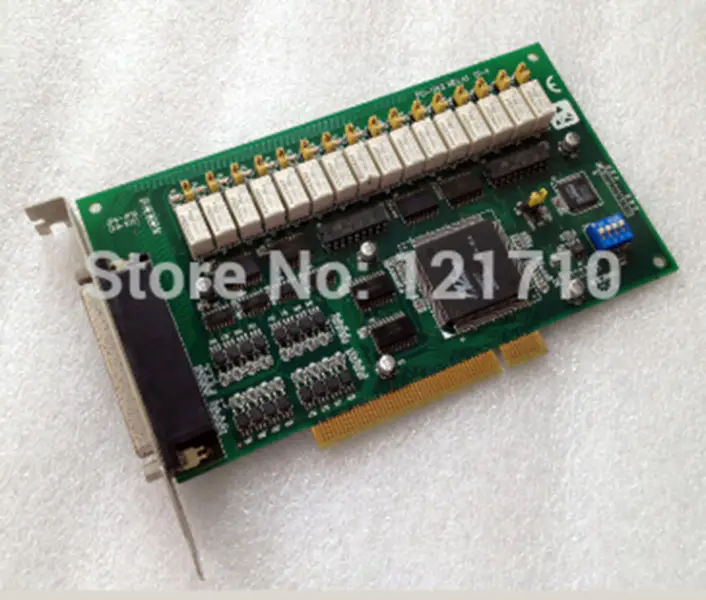 Advantech deska PCI-1762 REV.A1 01-4 16-ti kanálová reléová a 16-ti kanálová izolovaná digitální PCI karta průmyslová základní deska