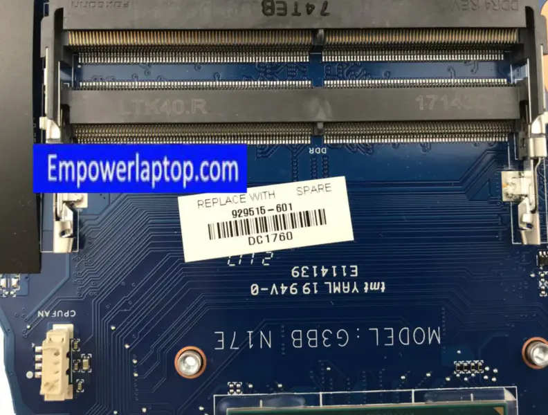 HP 929515-001 929515-501 929515-601 DAG3BBMBCG0 GTX1070 8GB i7-7700HQ Základní deska pro notebooky