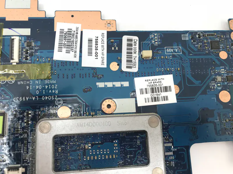 Základní deska HP 755835-001 LA-A993P i5-4210U DDR3