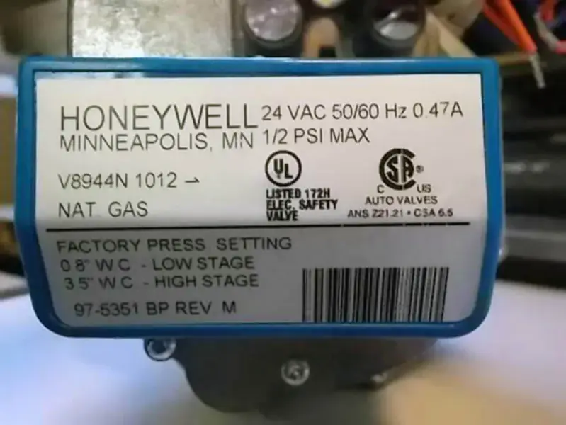 Honeywell V8944N1012