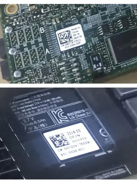 DELL PERC H730P X4TTX 2GB 12Gb/s 0X4TTX Array Card s baterií 0H132V