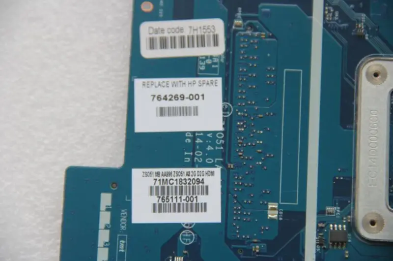 Základní deska HP 15-G 764269-501 LA-A996P A8-6410 764269-001