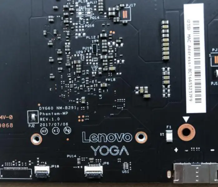 Lenovo YOGA 920-13IKB FRU:5B20Q09639 I7-8550U 16G RAM Základní deska