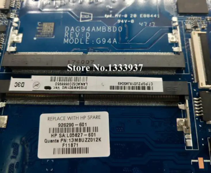 HP Pavilion 15-CD 15Z-CD 926290-001 926290-601 926290-501 A10-9620P DAG94AMB8D0 Základní deska pro notebooky