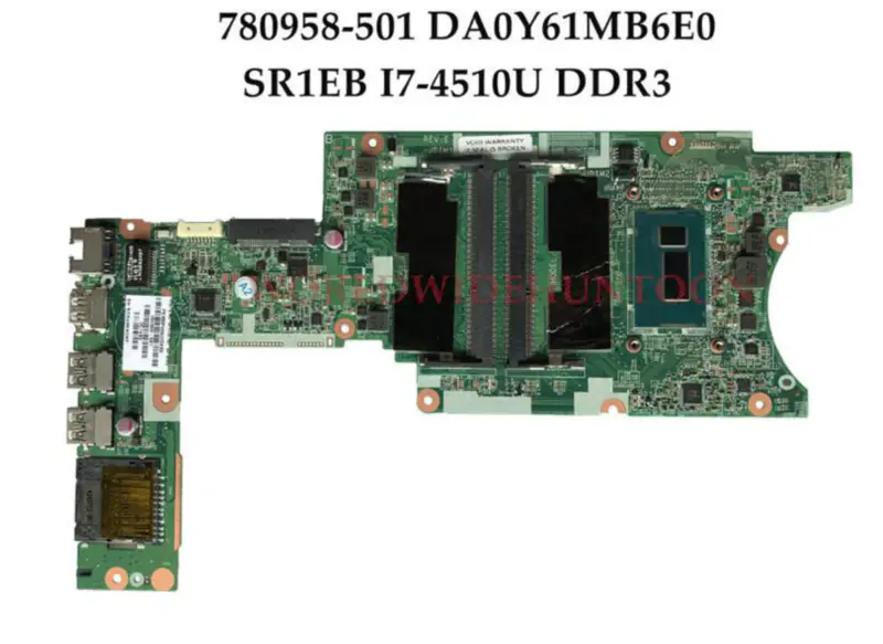 Základní deska notebooku HP Pavilion X360 15-U 780958-501 DA0Y61MB6E0 SR1EB I7-4510U DDR3L