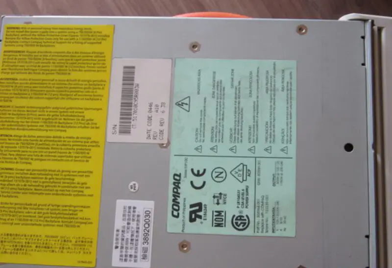 Napájecí zdroj serveru HP DL760G2 303964-001 303989-001 122235-001