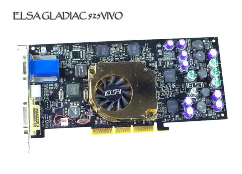 Grafická karta ELSA GLADIAC 925VIVO Geforce4 Ti4600 128M AGP4x