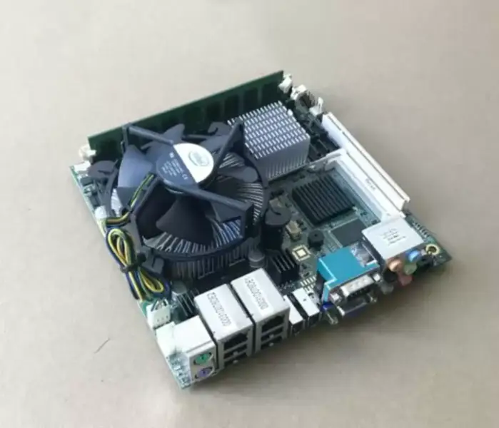 COMMELL LV-676 MiniITX Průmyslová základní deska Dual net work port 775 LVDS DVI VGA