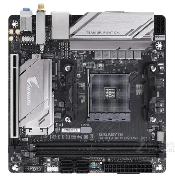 GIGABYTE B450 I AORUS PRO WIFI základní deska AM4 AMD B450 SATA 6Gb/s USB 3.1 HDMI Mini ITX AMD