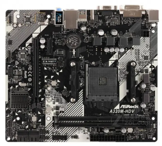 ASRock A320M HDV R4.0 základní deska AMD A320 DDR4 Micro-ATX