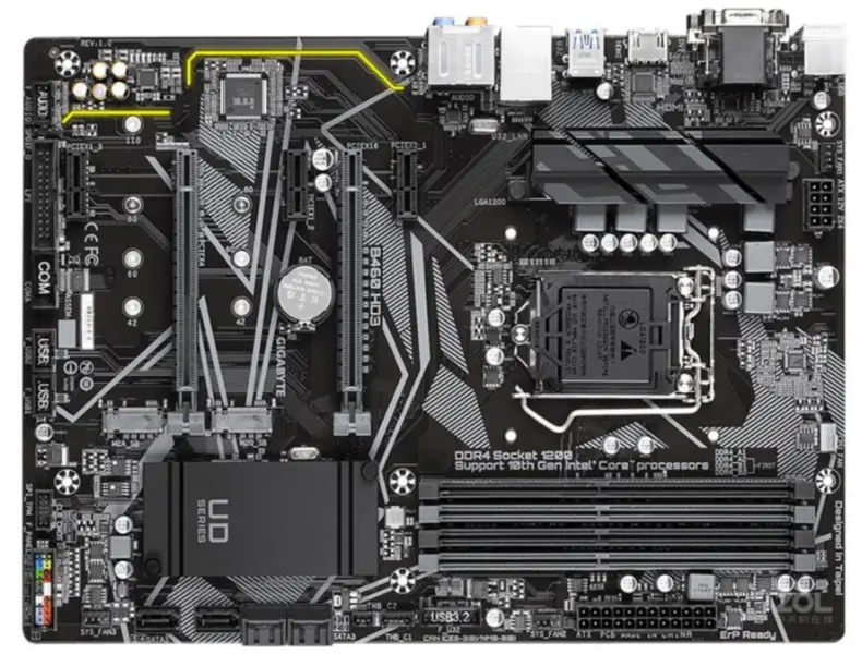 Základní deska GIGABYTE GA B460 HD3 LGA 1200 DDR4