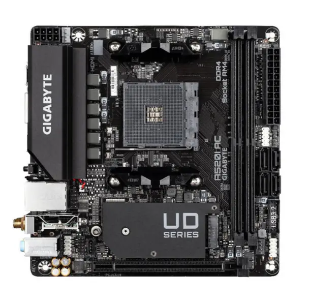 GIGABYTE A520I AC Základní deska mITX AMD AM4 Socket DDR4 64GB