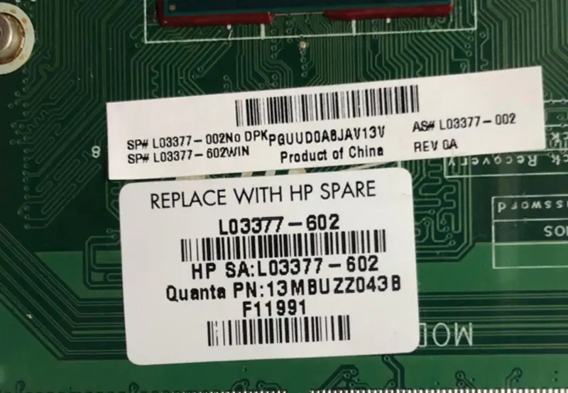 HP Pavilion 22-C L03377-002 602 DAN97BMB6E0 J4005 Základní deska procesoru