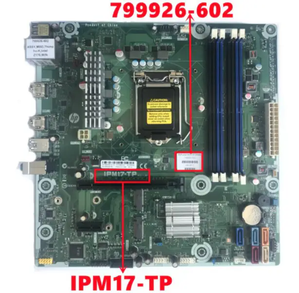 Základní deska HP IPM17-TP 799926-602 799926-002 799926-502