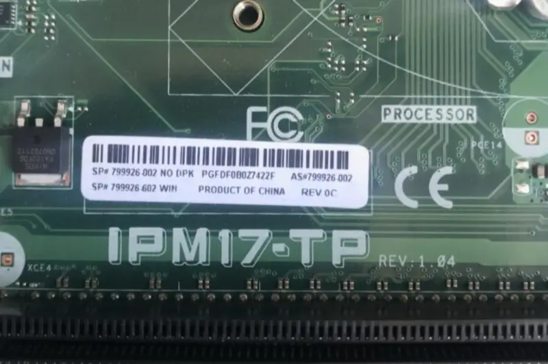 Základní deska HP IPM17-TP 799926-602 799926-002 799926-502