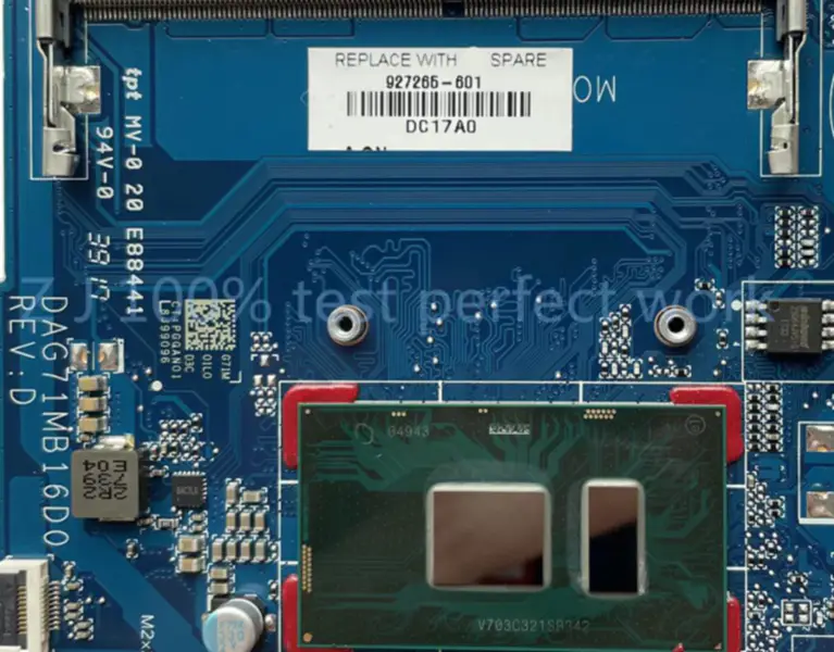 Základní deska HP Pavilion 15-CC 927265-601 927265-001 DAG71MB16D0