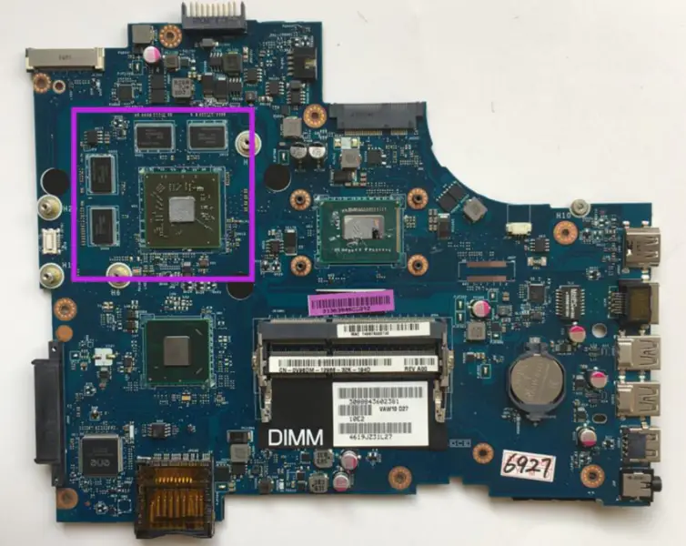 Základní deska Dell Inspiron 17R-3721 5721 VAW11 LA-9102P CN-0C2GJ2